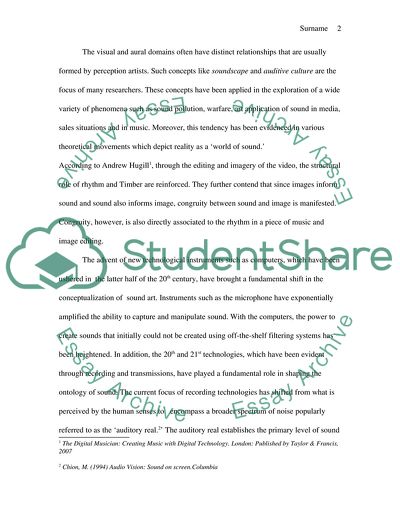 Origins of Sound Installation