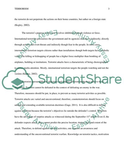 The New Global Terrorism