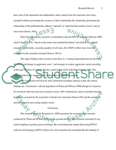 The Influence of Locus of Control and Aggressiveness of Rock Music Videos on Aggression