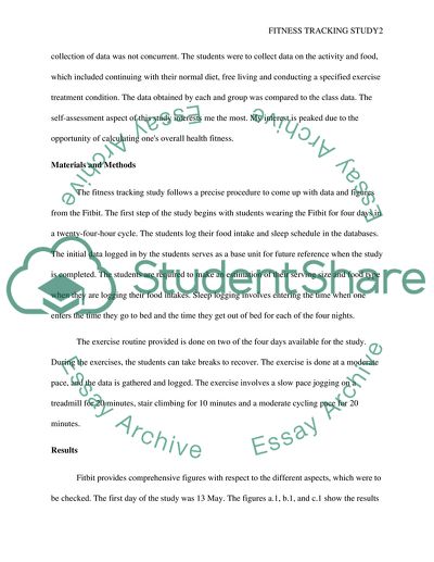 Fitness Tracking Study