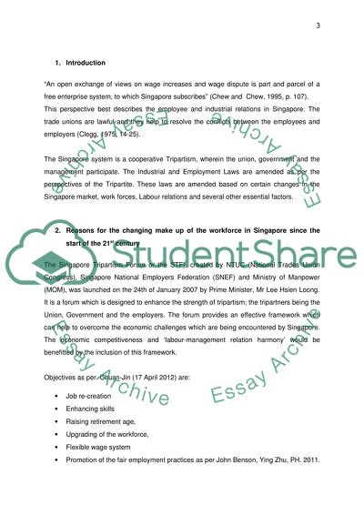 Changes to Employment Legislation in Singapore