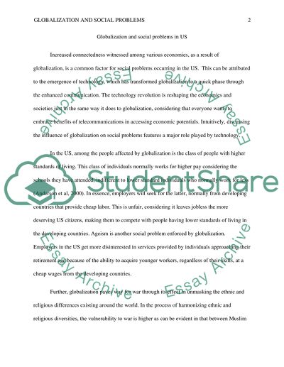 Globalization and Social Problems