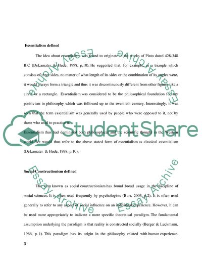 The Role of Language in Relation to the Construction of Social Reality