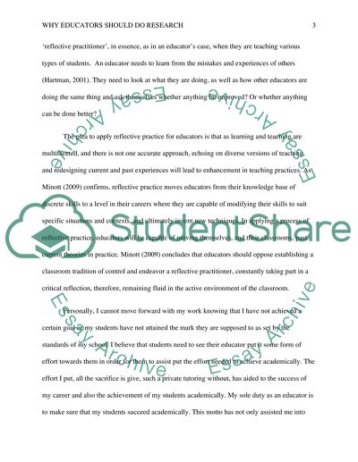 Why Educators Should Do Research