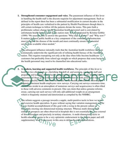 Considerations for Managing the Health Workforce