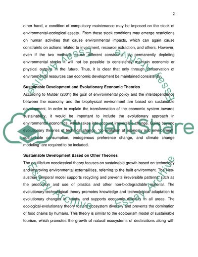 The Relationship between Sustainable Tourism and Sustainable Development