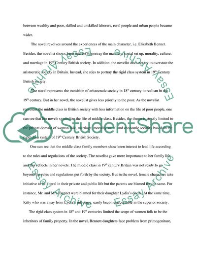 Analysis of Pride and Prejudice by Jane Austen