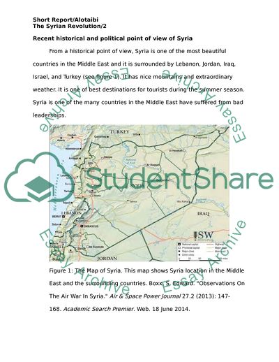 The Syrian Revolution and the Arming of the Rebels