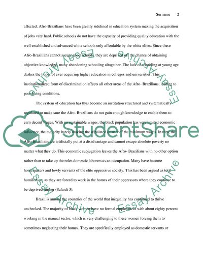 Inequality in Brazil