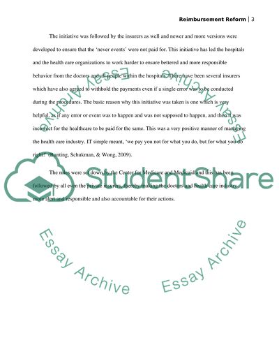 U07d2 Reimbursement Reform