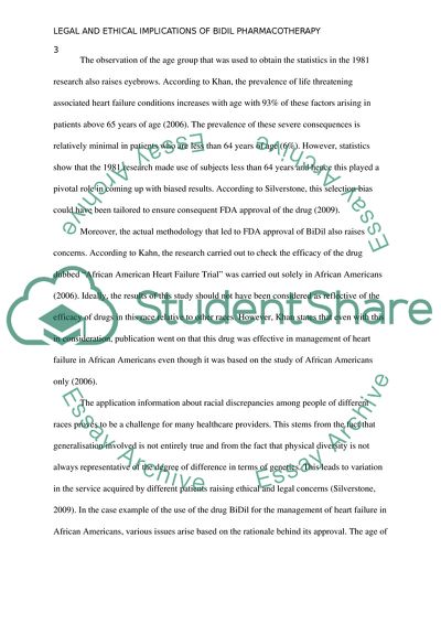 RACE AND ETHNICITY: BIDIL AT THE INTERSECTION OF HEALTH DISPARITIES, PHARMACOTHERAPY, AND LAW