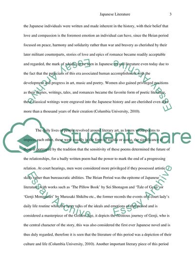 Literature of the Japanese Golden Age