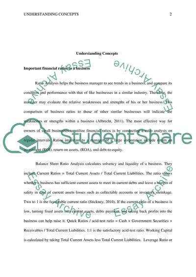 Understanding Concepts