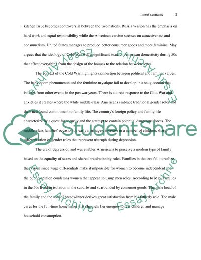 American families during the Cold War