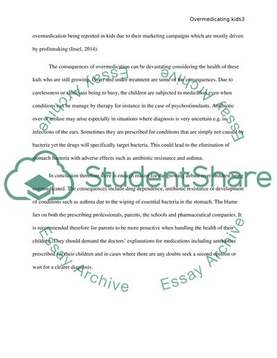 Are Kids overmedicated