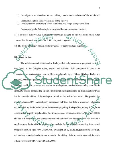 Embryo Glue: Clinical Effectiveness