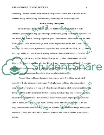 Psychosocial Development Theory