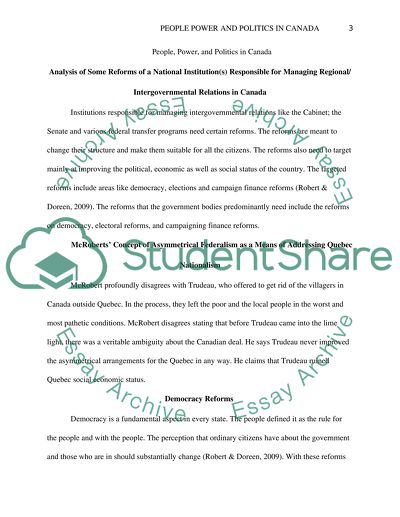 People, Power, and Politics in Canada