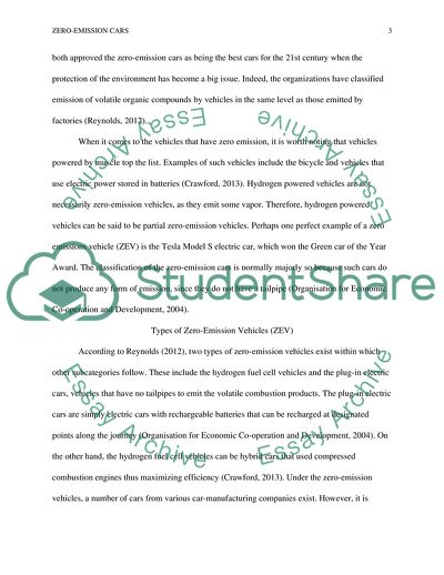 Why Zero-Emission Cars are better than the Fuel Car