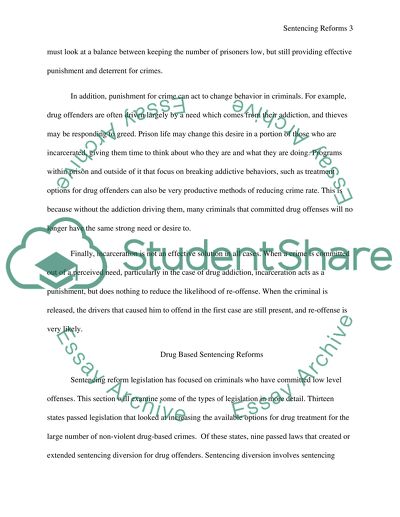 Sentencing Guidelines Reform