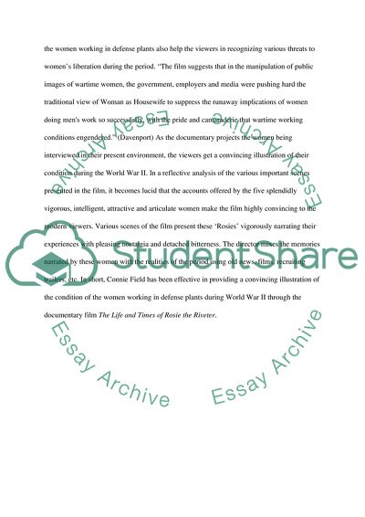 The Life and Times of Rosie the Riveter