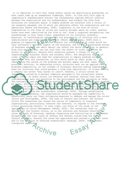 The Complexity of Management