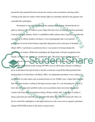 An analysis of literature relating to illegitimate work and its contribution to the labour market