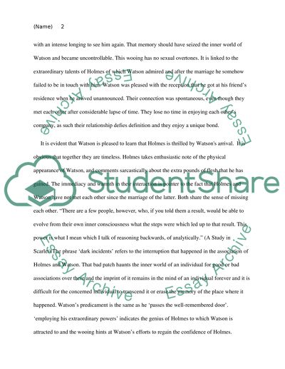 Reading on A Scandal in Bohemia by Sir Arthur Conan Doyle