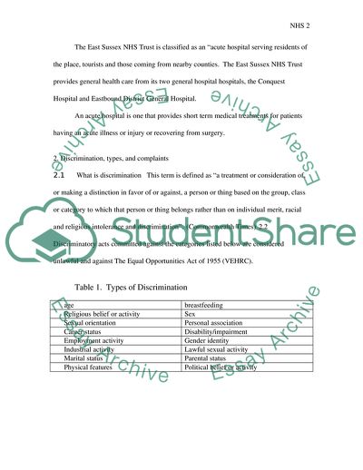 National Health Service in the UK