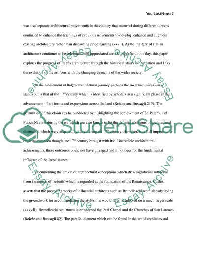 Italian Architecture Art