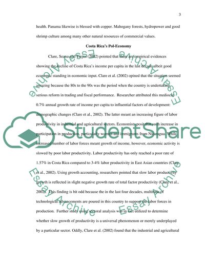The political economies of Panama and Costa Rica