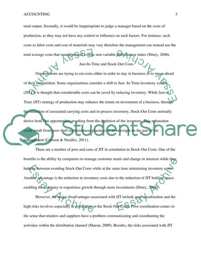 Average Costs and Variable Costs as Performance Measures