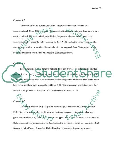 Cooperative Federalism Concept