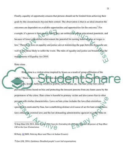 The Role of the Law in Guaranteeing Equality and Justice