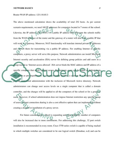 Network Basics Paper