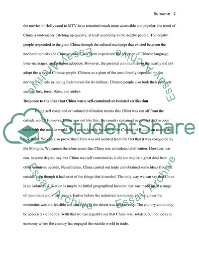 Survival of the Giant Chinese Neighbour