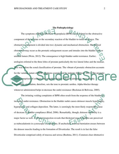 The Symptoms of Benign Prostatic Hyperplasia