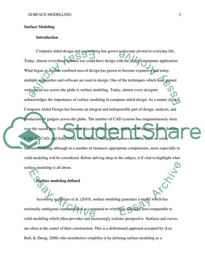 A Hybrid Shape Representation: Surface Modeling