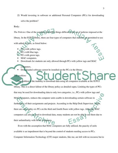 Problems in the Library Computers