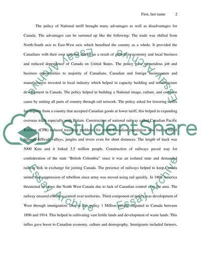 The Economic and Political Significance of National Policy Tariff of McDonalds