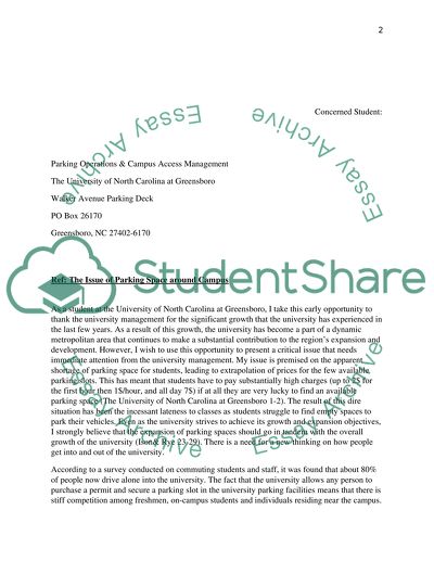 How Different Genres Effect Message and Audience: the Investigation of Parking at UNCG