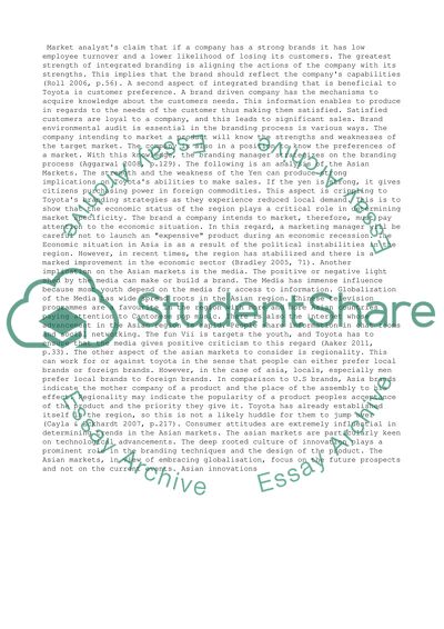 Toyota Brand Management