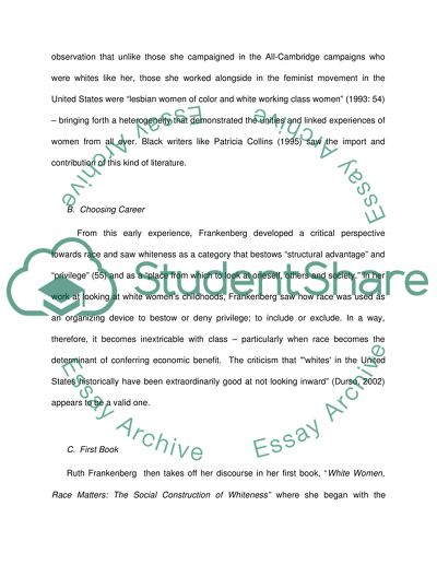 A Critical Perspective on Race