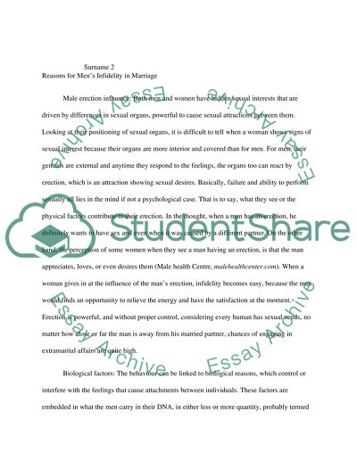 Healthy Mind In A Healthy Body Essay Why Are Men Unfaithful In Marriage Essay Writing On Newspaper also Essay Samples For High School Students Why Are Men Unfaithful In Marriage Essay Example Topics And Well First Day Of High School Essay