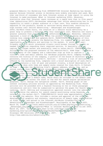 Website for Marketing Firm