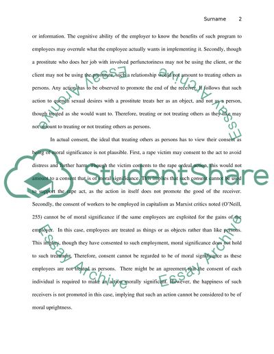 Consent: A Philosophical Dilemma