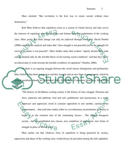 Modern Society Debate: Marx, Smith and Tocqueville