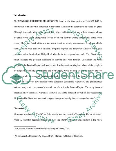 Alexander the Great: Conquest of Persia