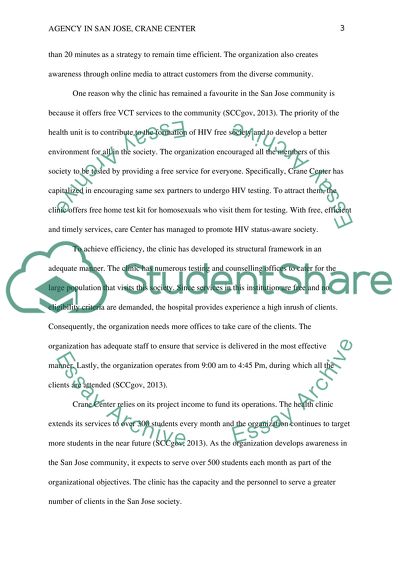 Agency in san jose (Crane center)