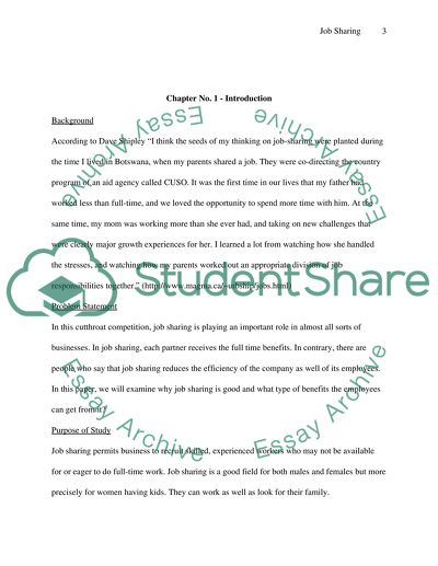 The Role of Job Sharing in Businesses